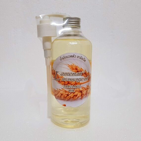 LAMENATT MASSAGE OIL (MILK RICE)/Массажное масло Молочный Рис 450 мл.