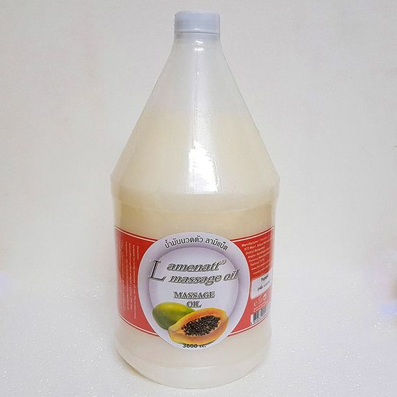 LAMENATT MASSAGE OIL (PAPAYA)/Массажное масло Папайя 3600 мл.